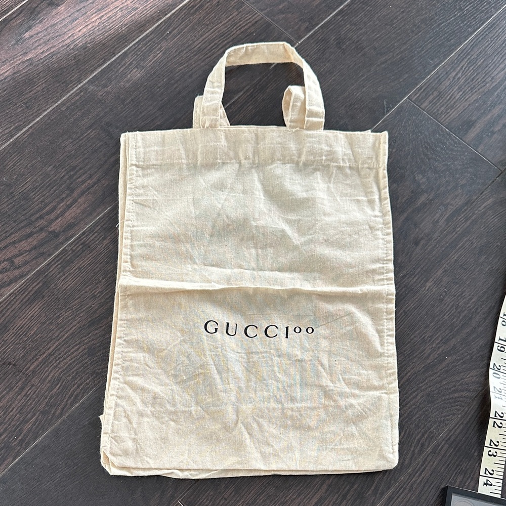 Gucci reusable canvas tote bag
